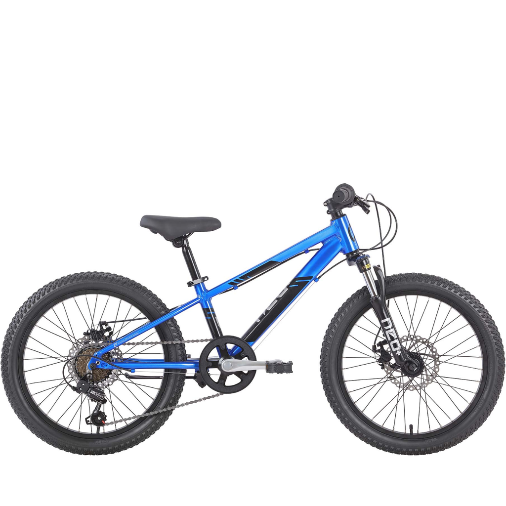 Apollo Neo Disc+ 20" Kids Bike - Chrome Blue