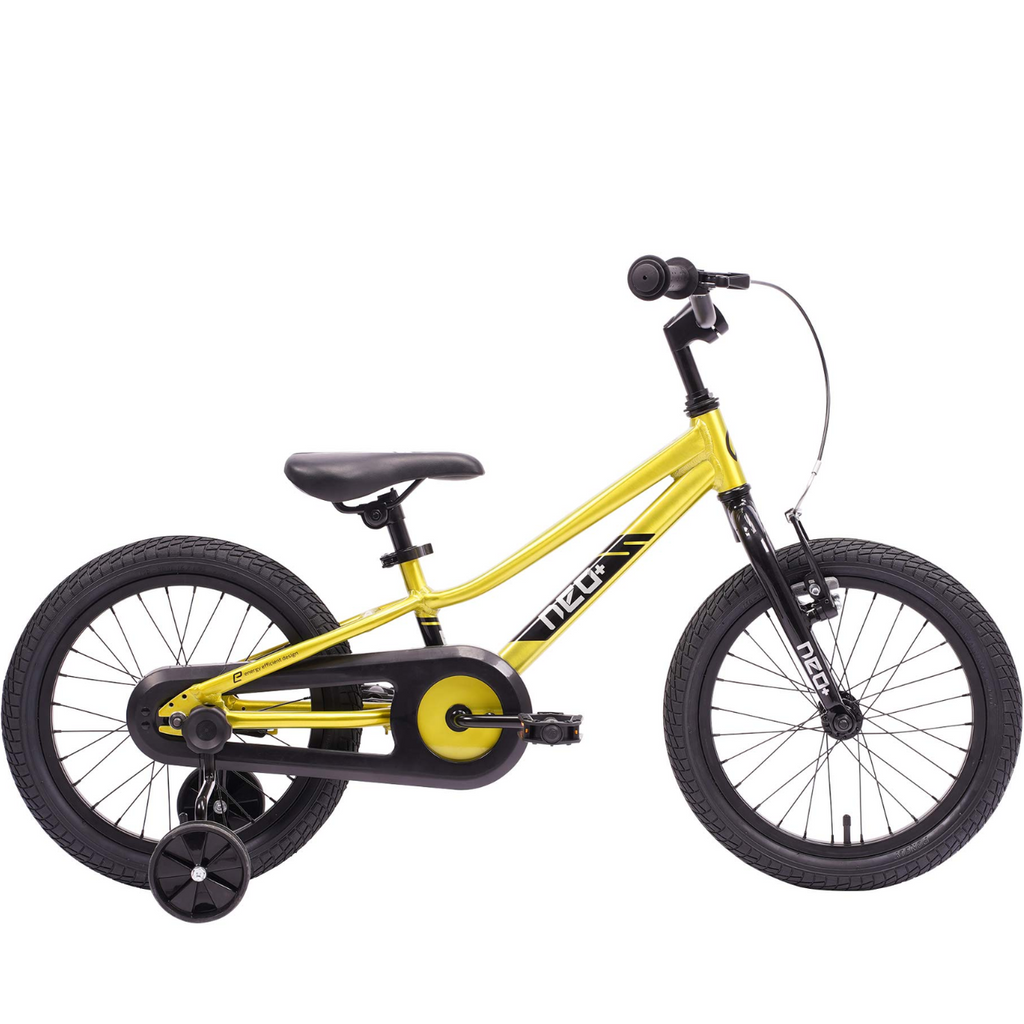 Apollo Neo+ 16'' Kids Bike - Chrome Lime Green