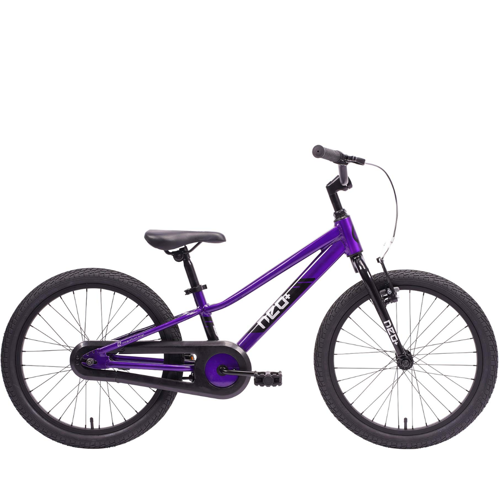 Apollo Neo+ 20" Kids Bikes - Chrome Purple