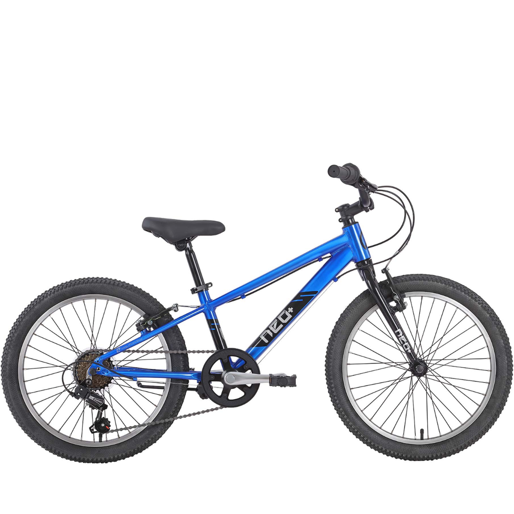 Apollo Neo+ 20" Kids Bike - 6-Speed - Chrome Blue