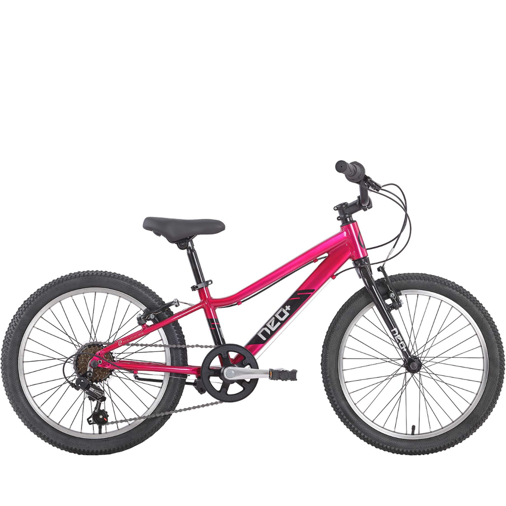 Apollo Neo+ 20" Kids Bike - 6-Speed - Chrome Pink