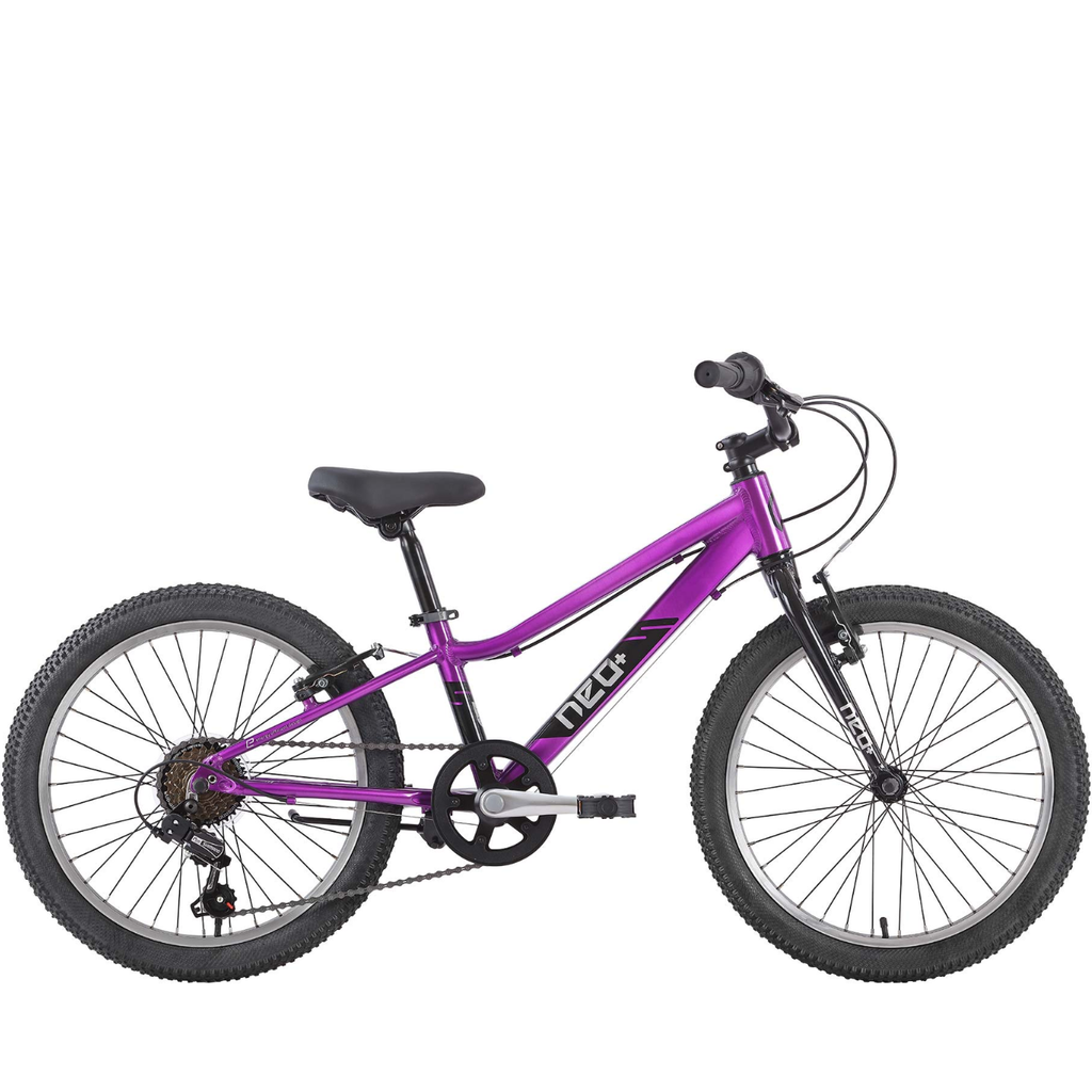 Apollo Neo+ 20" Kids Bike - 6-Speed - Chrome Purple