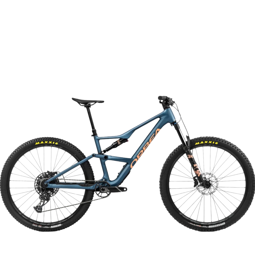 Orbea Occam SL H20 Dual Suspension Mountain Bike - Slate Blue/Orange Cloud