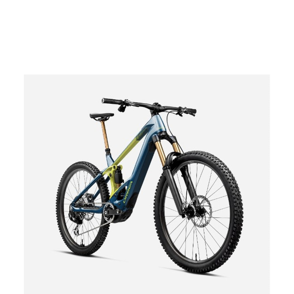 Orbea Wild M-Team Dual Suspension Electric Bike - One of a Kind Front Angle