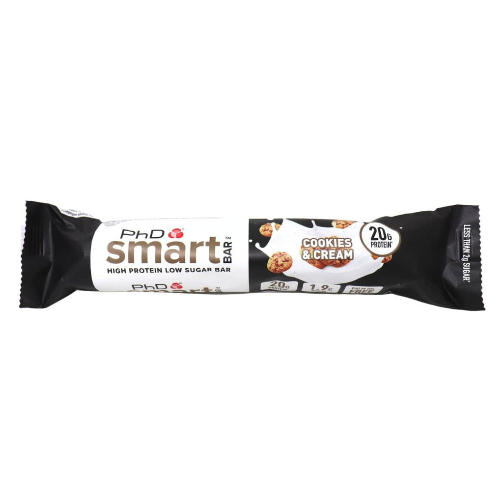 PHD Smart Protein Bar - Cookies Cream - Bikes.com.au