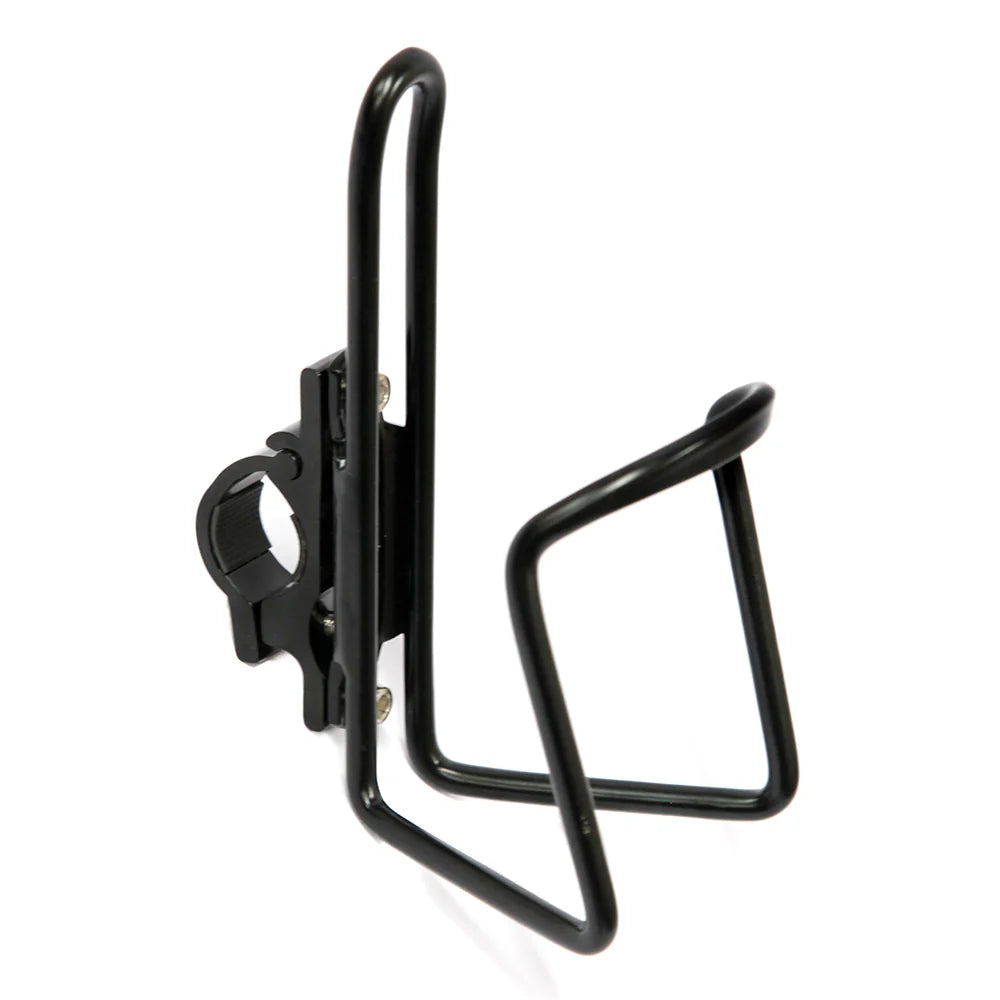 QBP Black Alloy Bottle Cage with Handlebar Mount