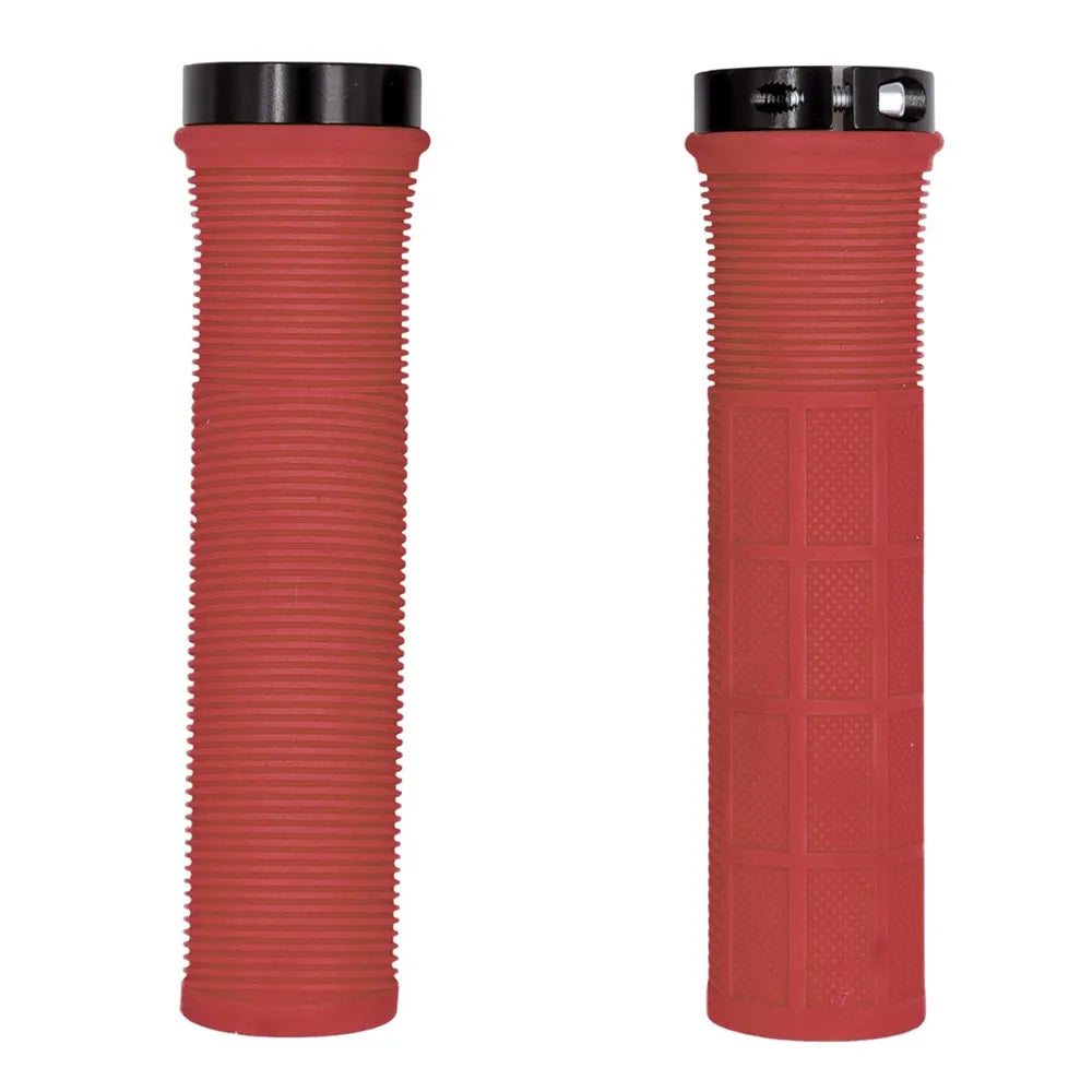 QBP Mountain Bike Lock On Grips Red