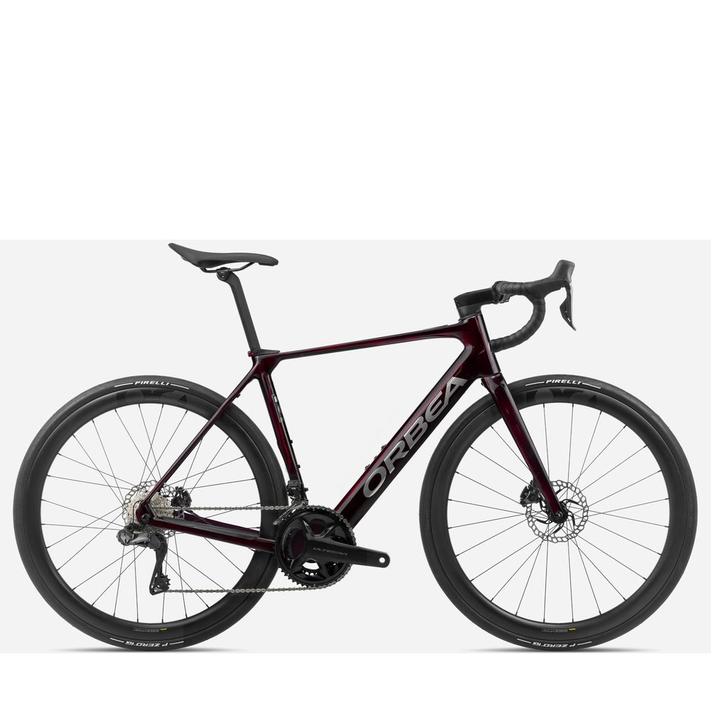 Orbea Gain M20I Carbon Electric Road Bike - Wine Red Carbon View