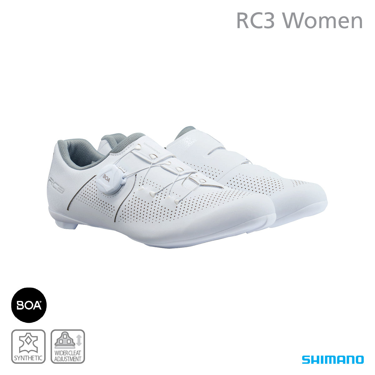 Shimano SH-RC302 Ladies SPD Road Shoe White –