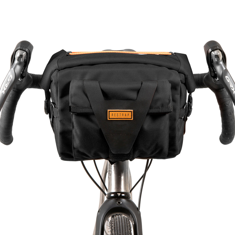 Restrap 10 Litre Bar Pack Bikepacking Handlebar Bag - Black - Bikes.com.au