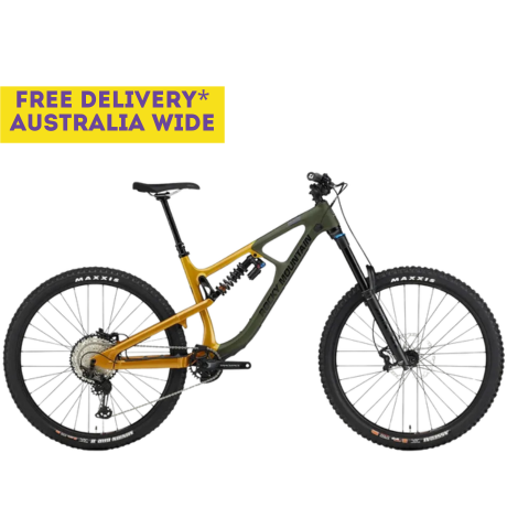 Rocky Mountain Slayer Carbon 50 - Gold/Green | Bikes.com.au | FREE DELIVERY