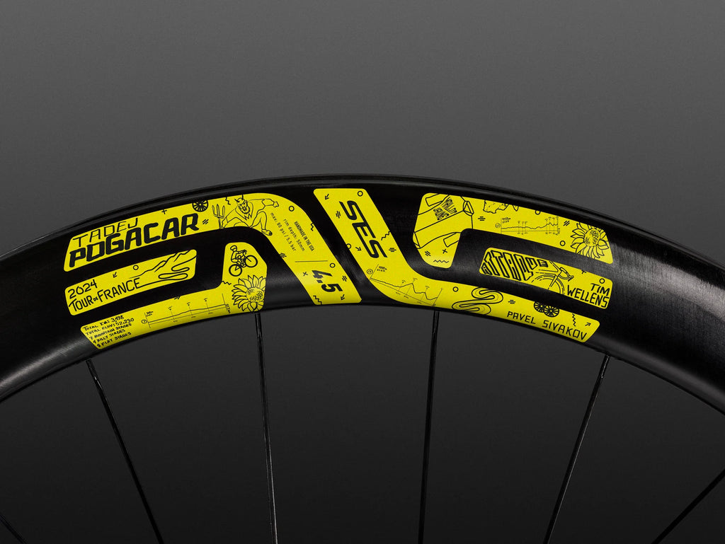 ENVE SES 4.5 LTD Disc Wheelset -w/ Limited Edition Tour De France Decal Close Up Decal - Bikes.com.au