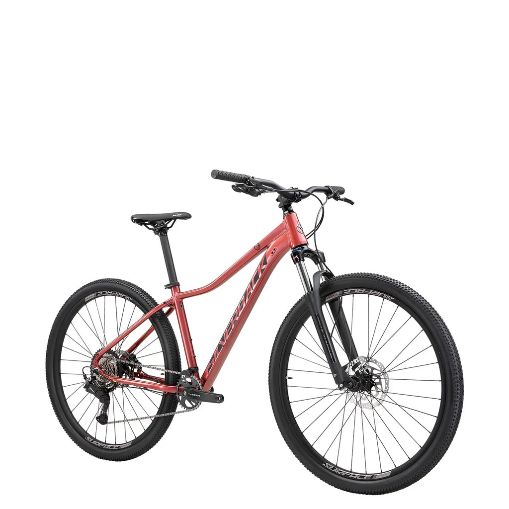 Silverback SE Series 8 27.5 Mountain Bike - Passion Berry 2025 angled front