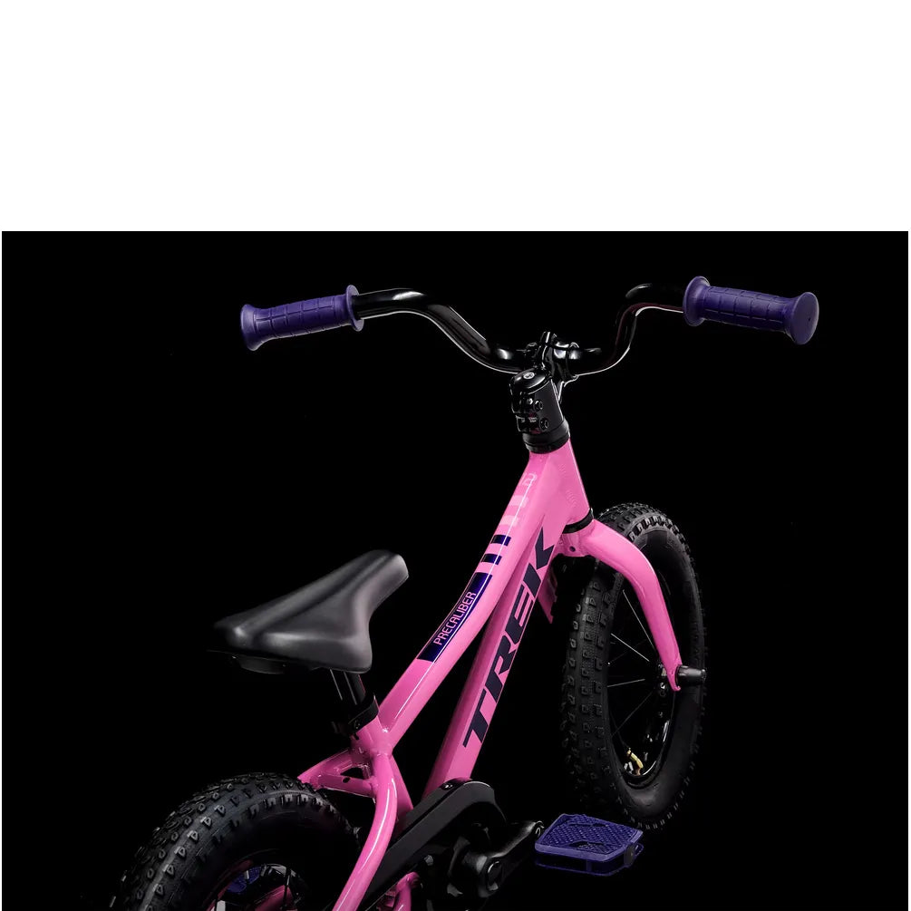 Trek Precaliber 12 Kids Bike - Flamingo Pink 2025 oblique rear