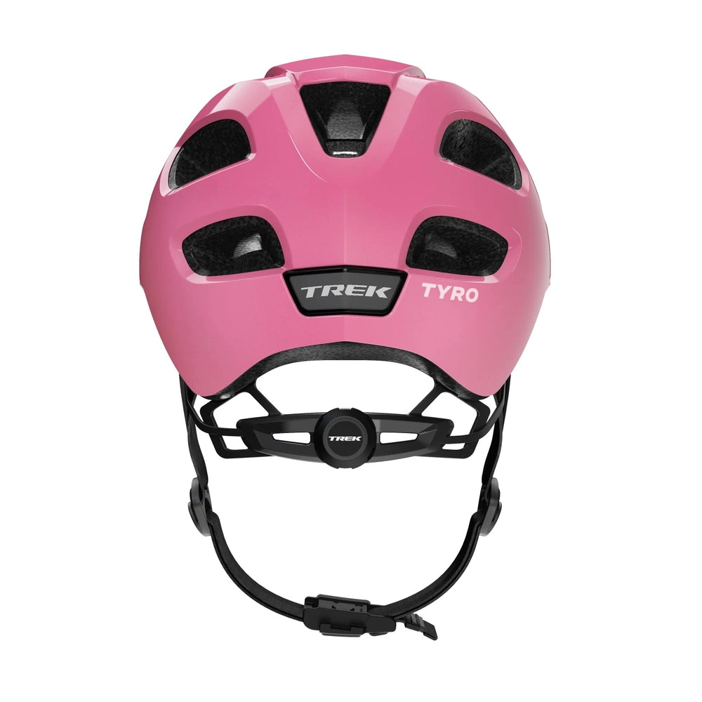 Trek Tyro Youth Bike Helmet - Blush Pink Frosting rear