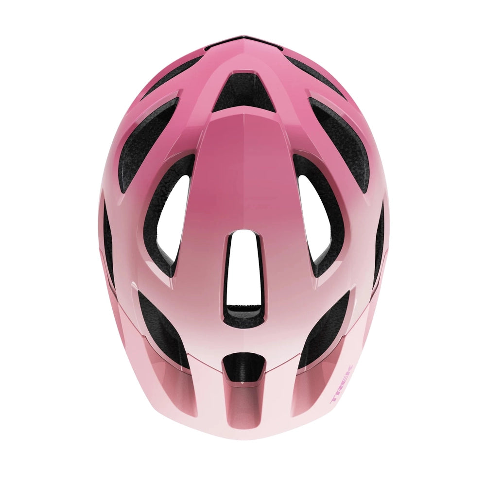 Trek Tyro Youth Bike Helmet - Blush Pink Frosting top