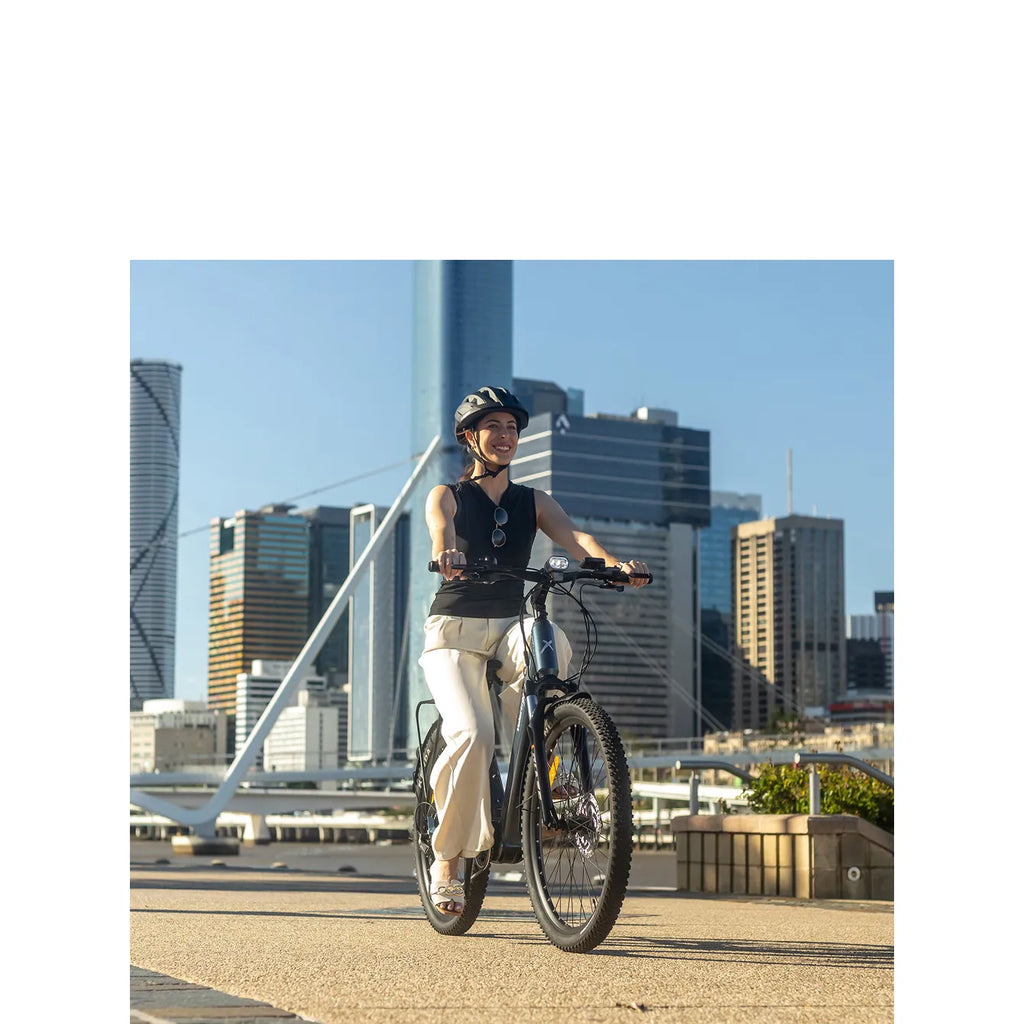 Velectrix Adventure Pulse Step Through Electric Bike - Grey lifestyle image 1