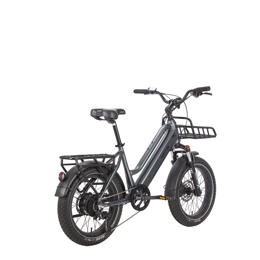 Velectrix SUV 250 Electric Bike - Grey Back Angle