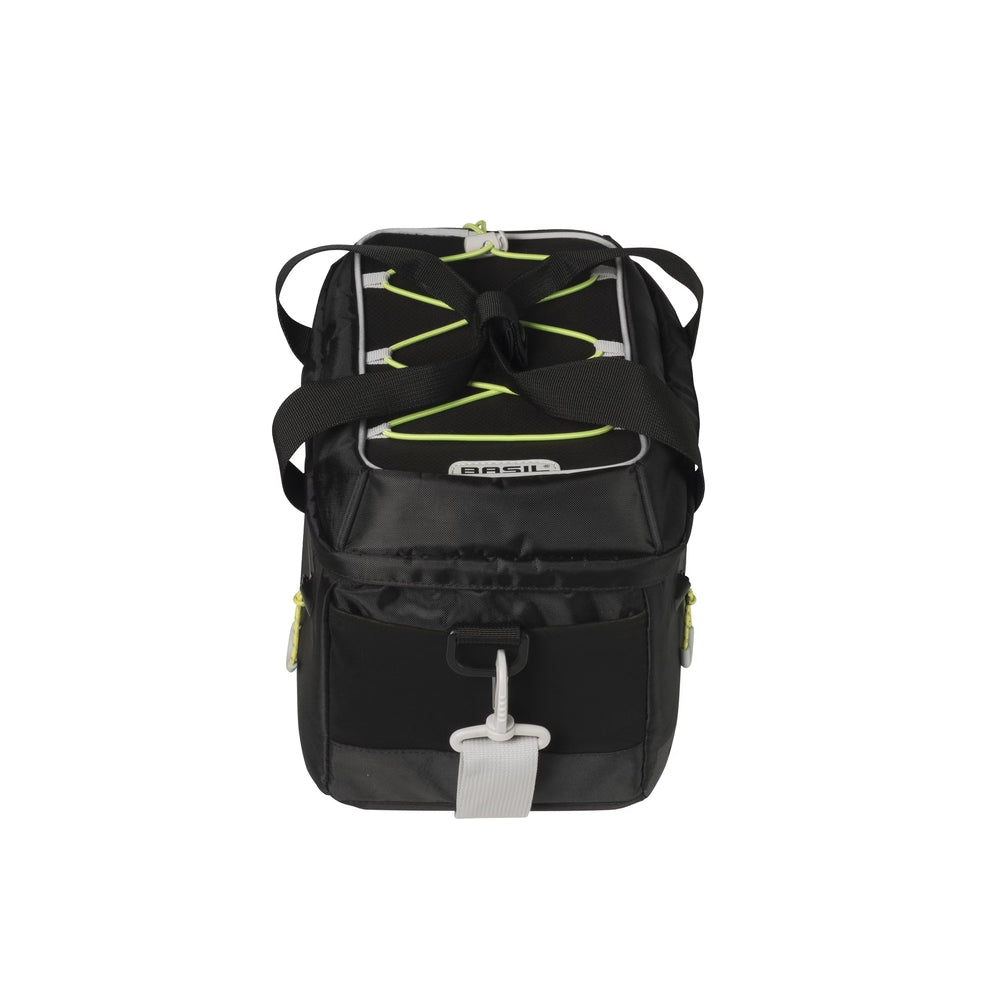 Basil Miles MIK 7L Trunk Bag - Black / Lime Front