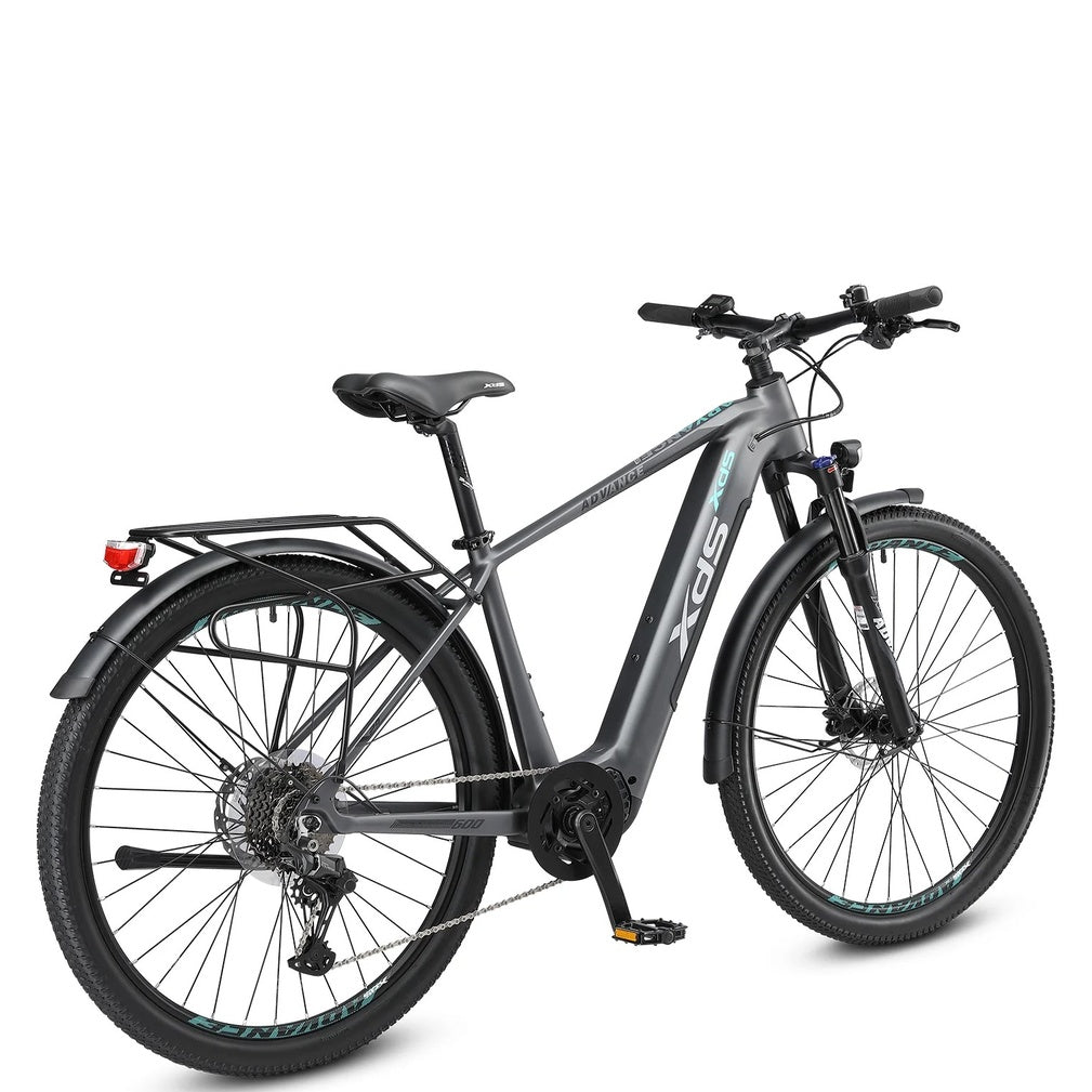 XDS Advance 600 Electric Hybrid Bike Oblique Rear 