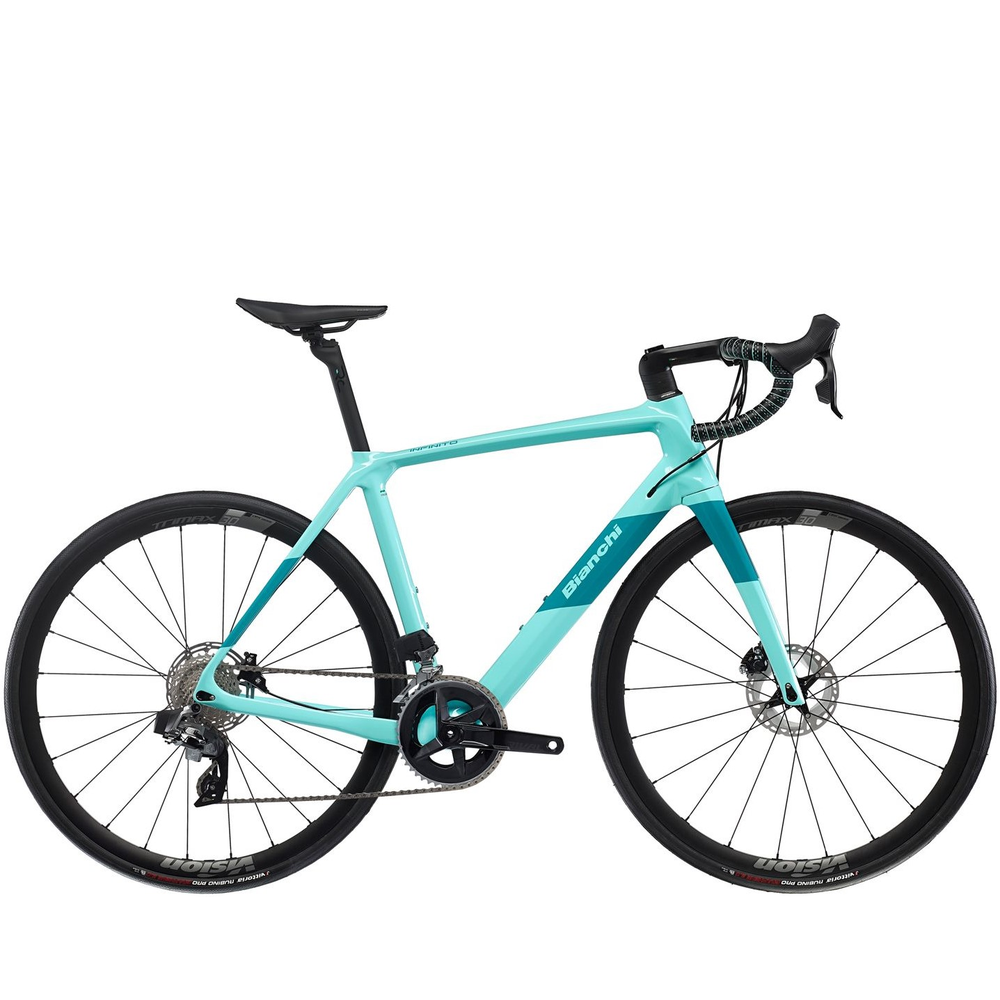 Bianchi Infinito Road Bike Rival AXS - CK16/Turquoise | Bikes.com.au