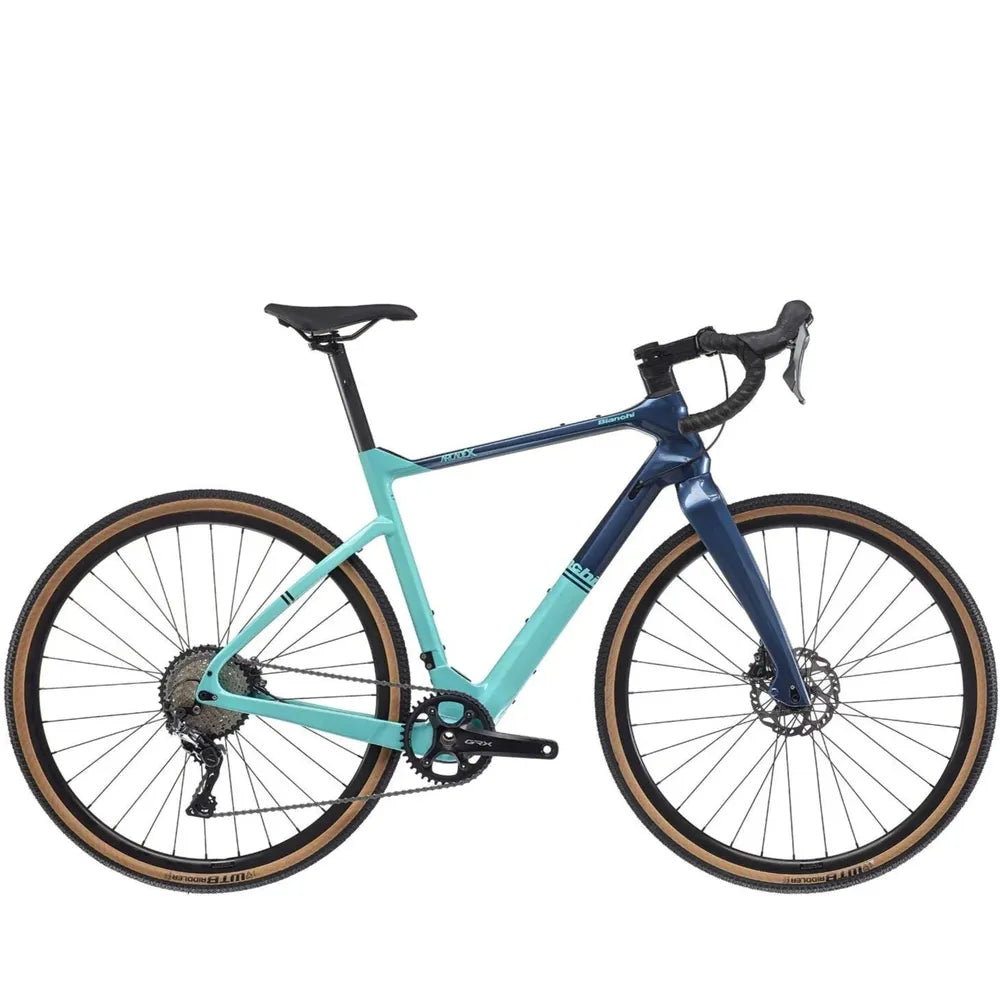 Bianchi Arcadex Gravel Bike GRX 600 - Celeste / Blue Note Glossy - Bikes.com.au