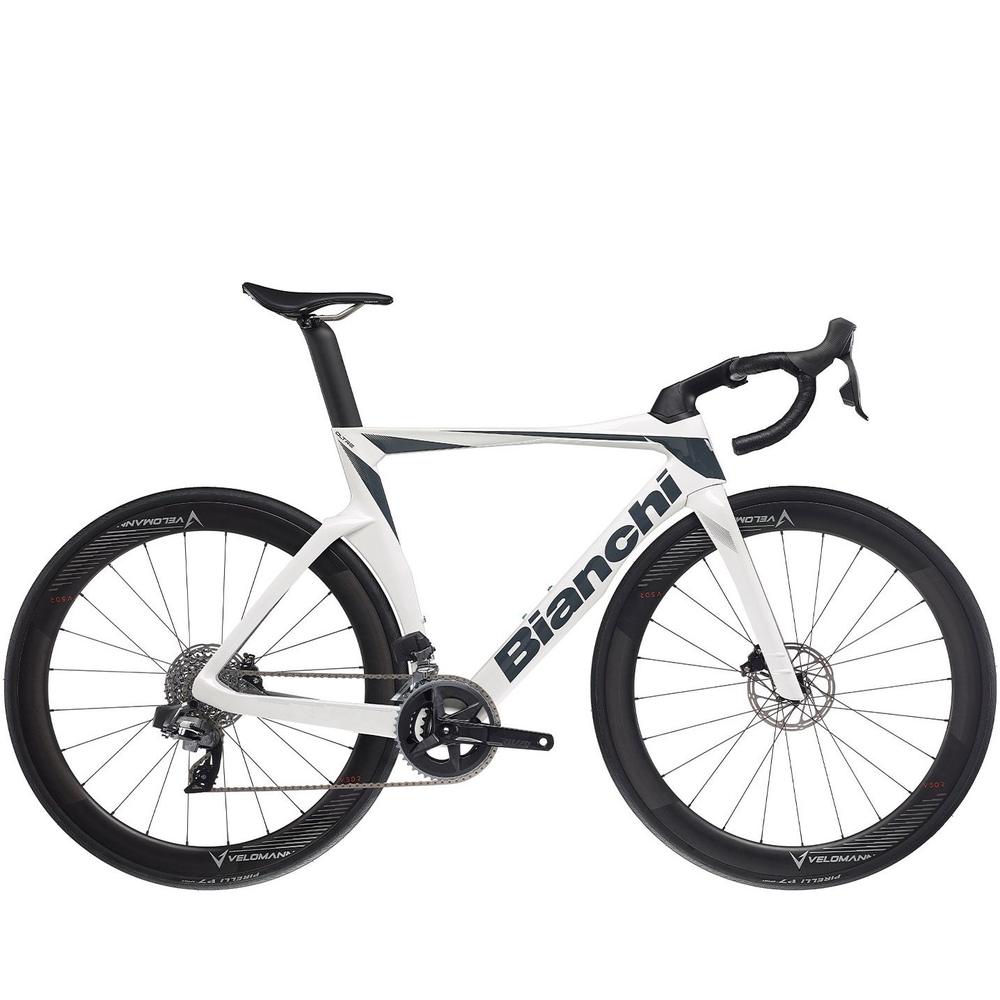 Bianchi Oltre Comp Road Bike Rival eTap AXS - White/Graphite - Bikes.com.au