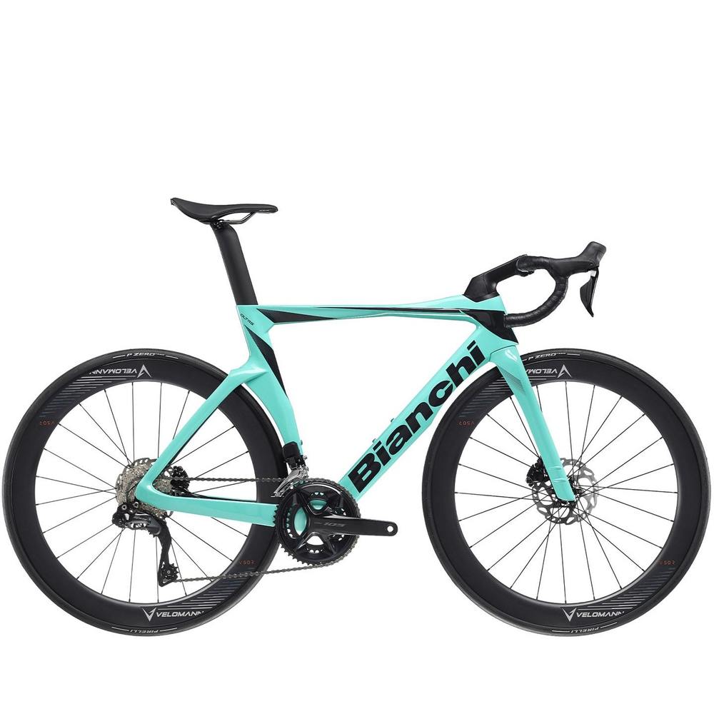 Bianchi Oltre Comp Road Bike 105 Di2 Compact - CK16/Graphite - Bikes.com.au