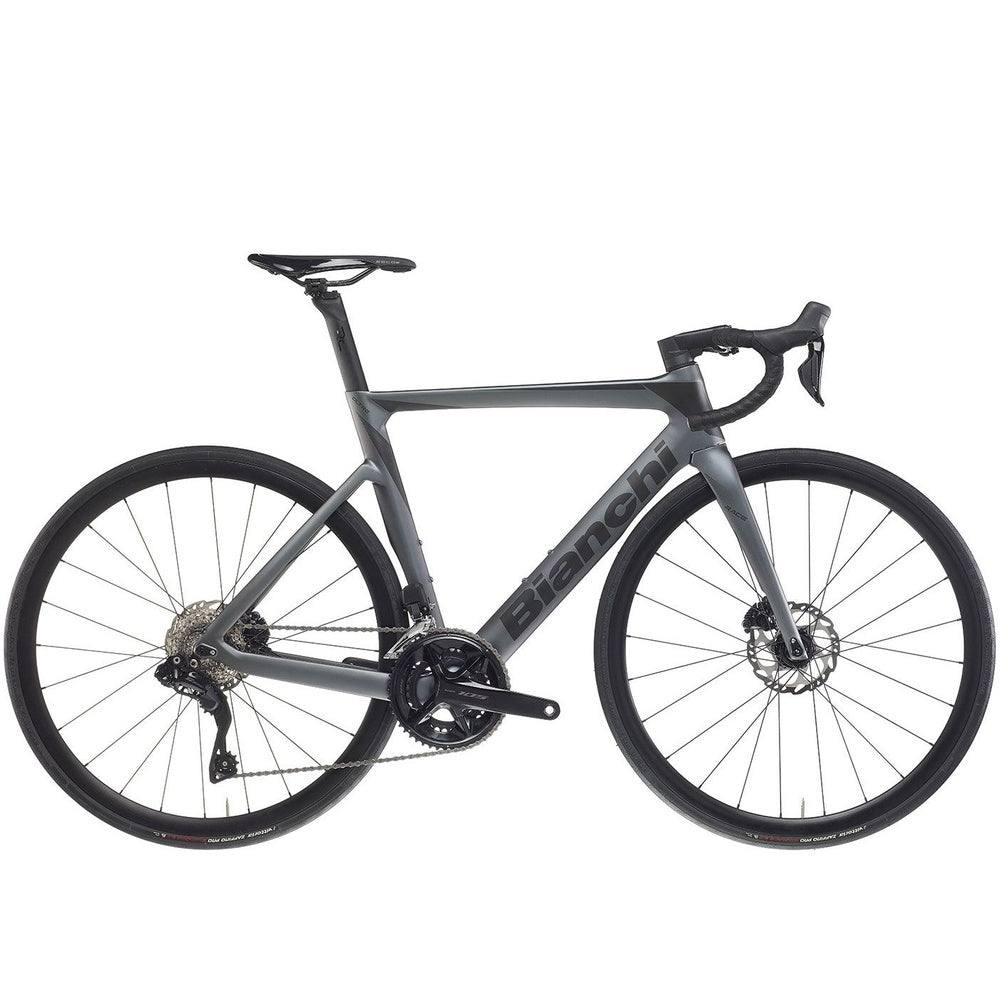 Bianchi Oltre Race Road Bike 105 - Graphite - Bikes.com.au