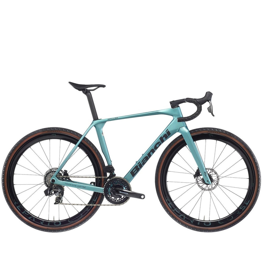 Bianchi Impulso RC Gravel Bike Force AXS - Celeste Metallic - Bikes.com.au