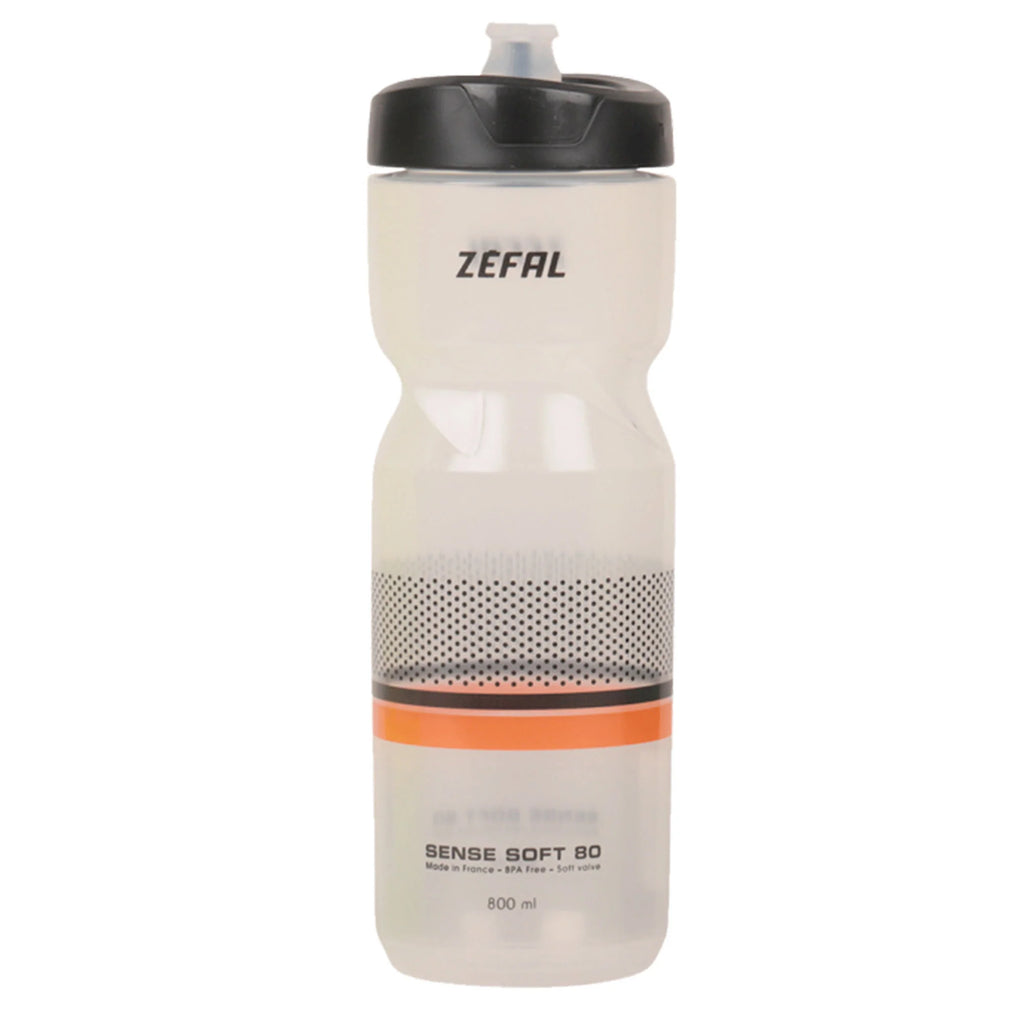 Zefal Sense Soft Water Bottle - 800ml - Translucent - Bikes.com.au