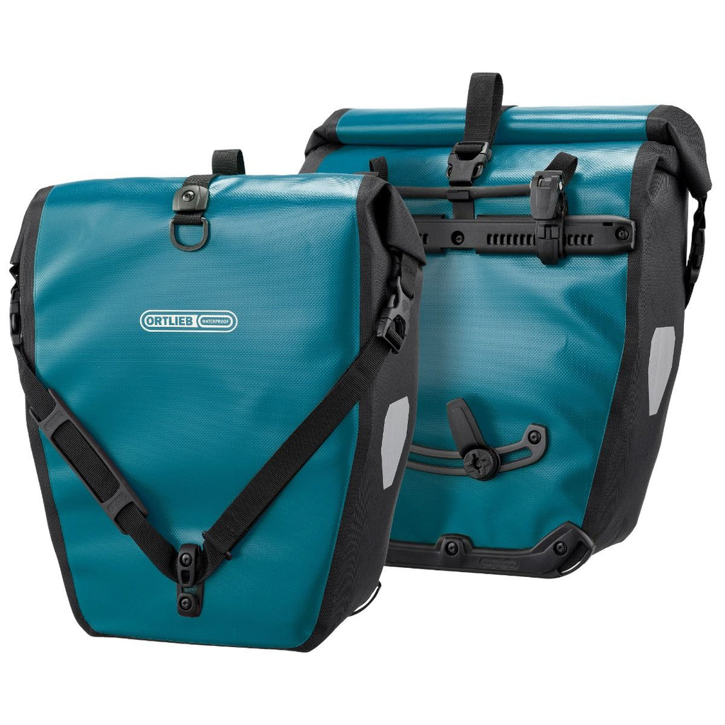 ORTLIEB Back-Roller QL2.1 Rear Panniers - Petrol/Black - Bikes.com.au