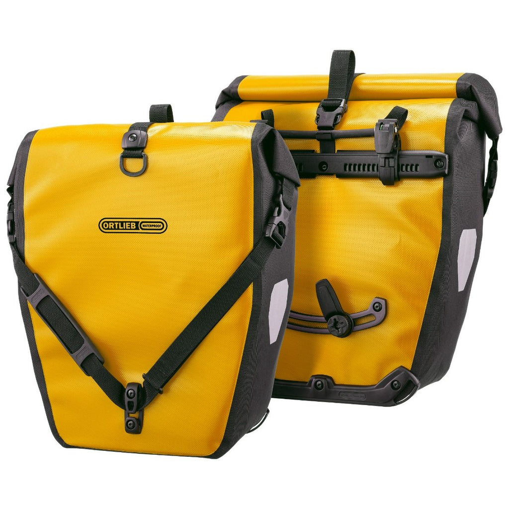 ORTLIEB Back-Roller QL2.1 Rear Panniers - Sun Yellow/Black - Bikes.com.au