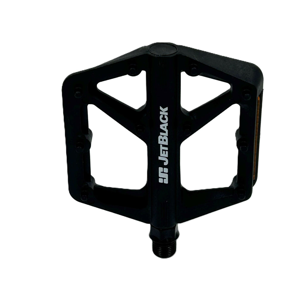 JetBlack ThermoFlat MTB Pedals - Black - bikes.com.au