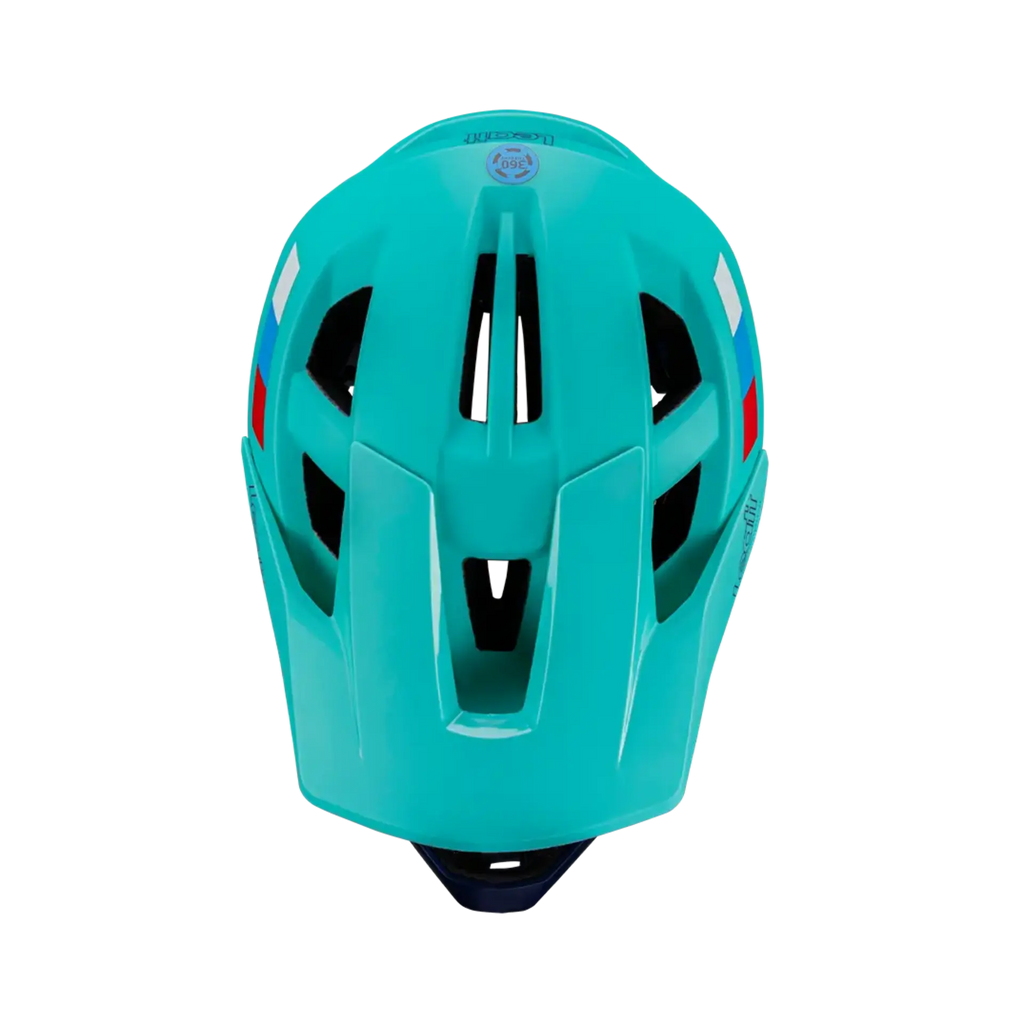 Leatt Enduro 2.0 Jr MTB Kids Full Face Helmet Aqua top