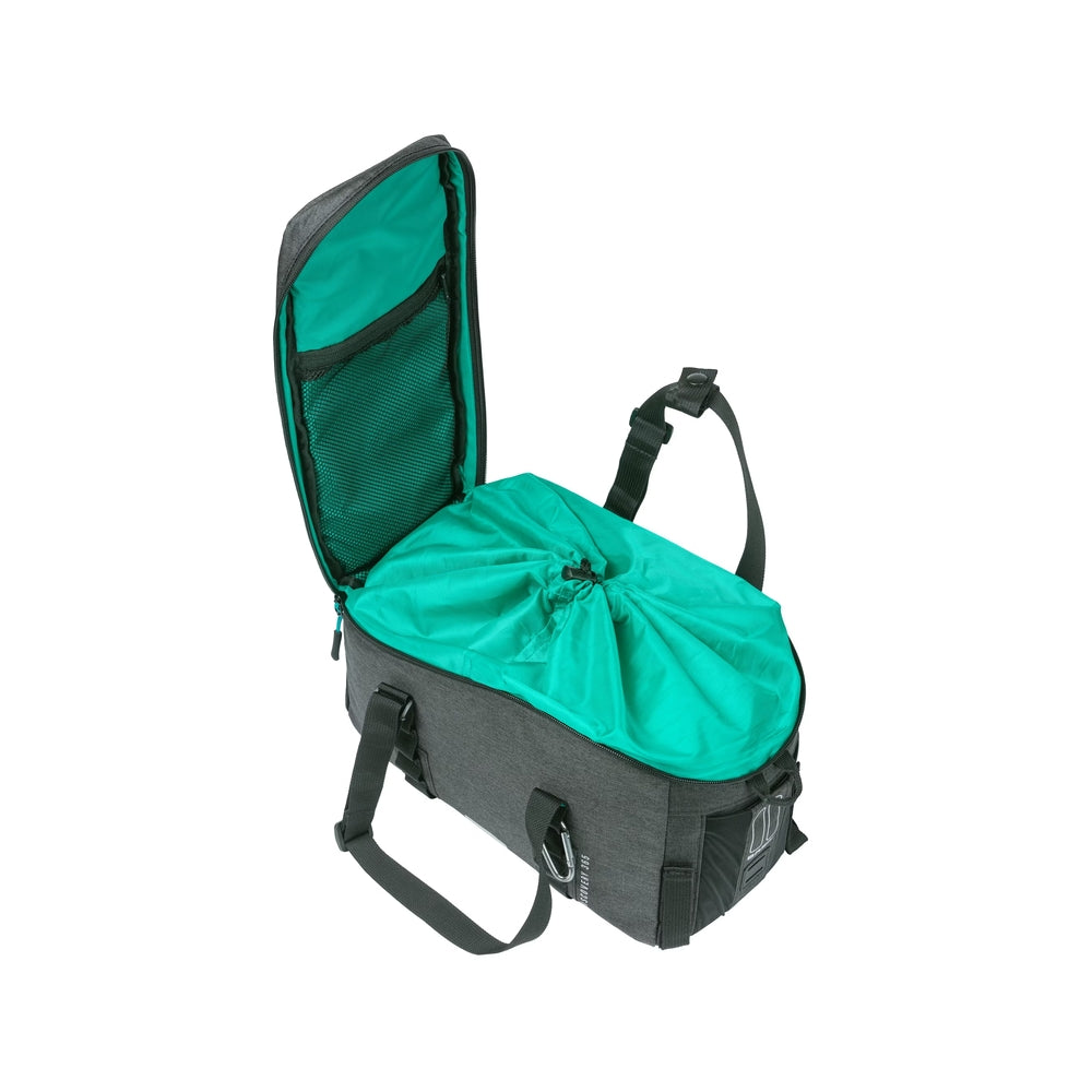 Basil Discovery 365D Bike Trunkbag M 9L with lid open