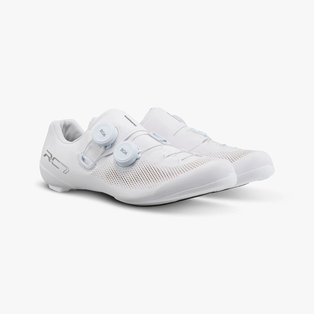 Shimano SH-RC703 Women's Cycling Road Shoes - White Both shoes