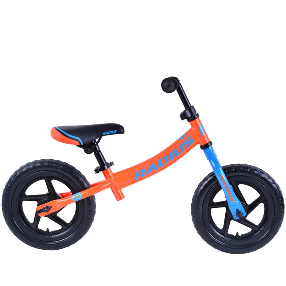 Radius Jr. Boy's Balance Bike - Gloss Orange/Blue | Bikes.com.au