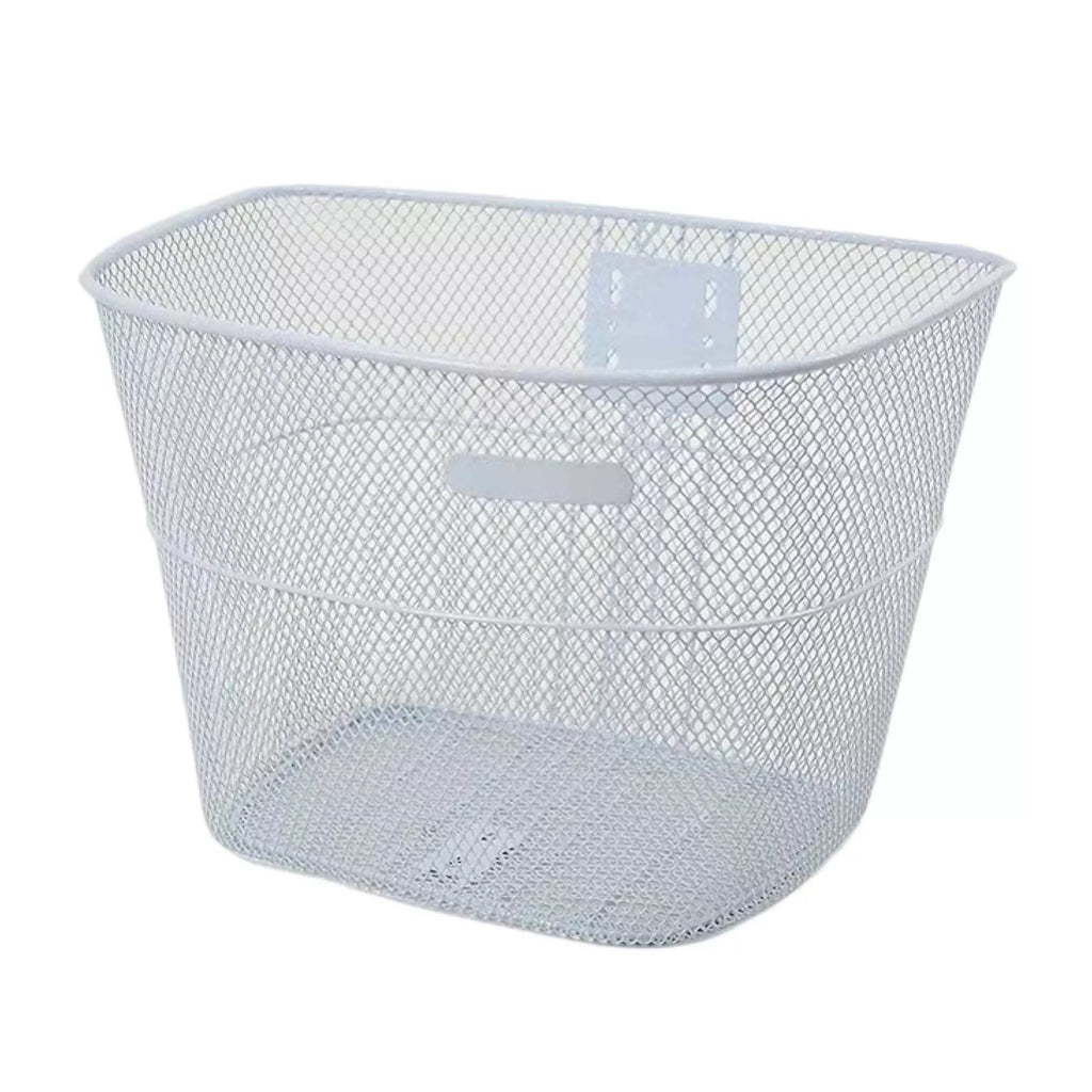 Front Bike Basket - White (25.4mm to 28.6mm)