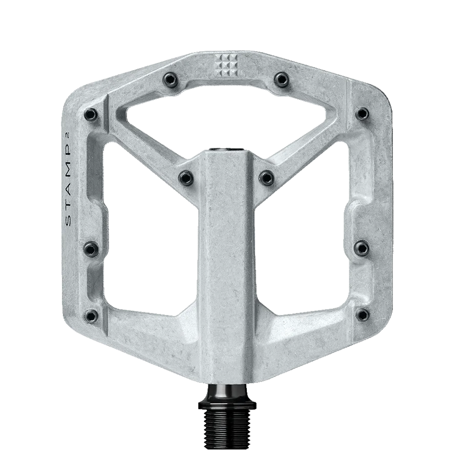 CrankBrothers Stamp 2 Gen 2 Small Pedals Raw Silver