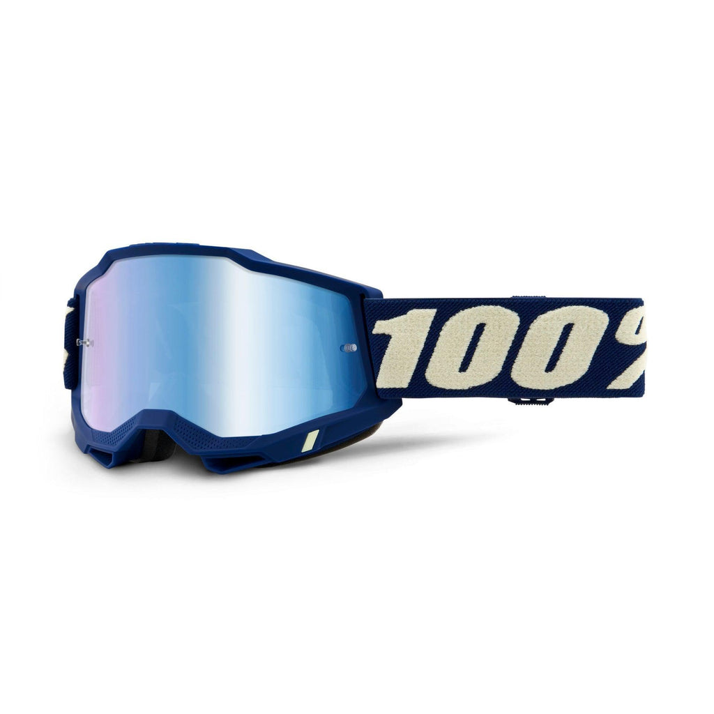 100% ACCURI 2 Goggle - Deepmarine / Mirror blue - bikes.com.au