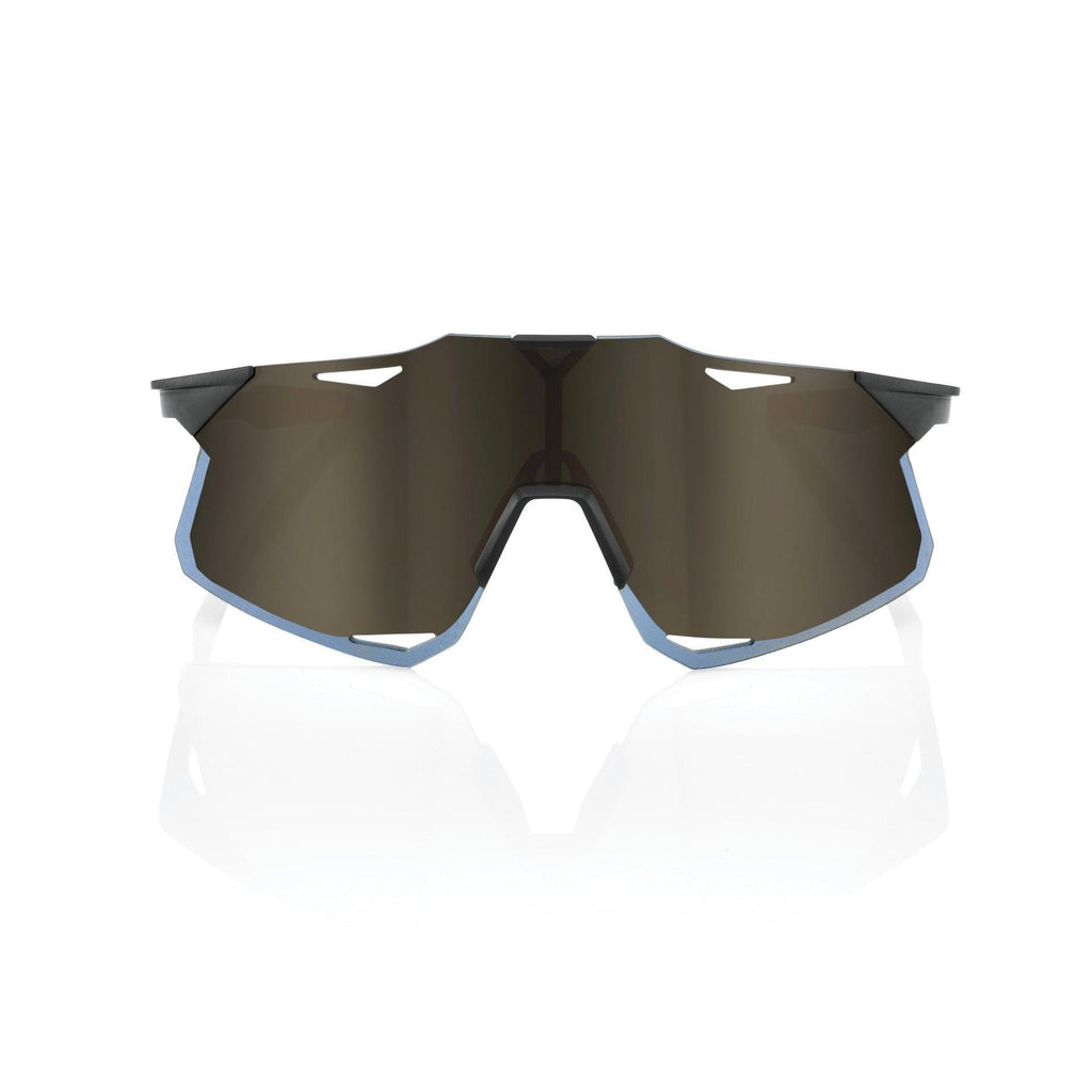 100% Hypercraft Sunglasses - Matte Black - Soft Gold Mirror Lens - bikes.com.au
