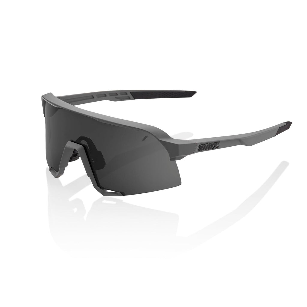 100% S2 Sunglasses - Soft Tact Black - Smoke Lens - bikes.com.au