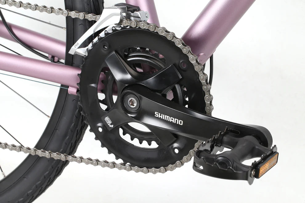 Haro Bridgeport Step Thru Commuter Bike Dusty Lavender bikes