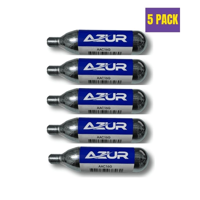 Azur CO2 Cartridge - 5 Pack - Bikes.com.au