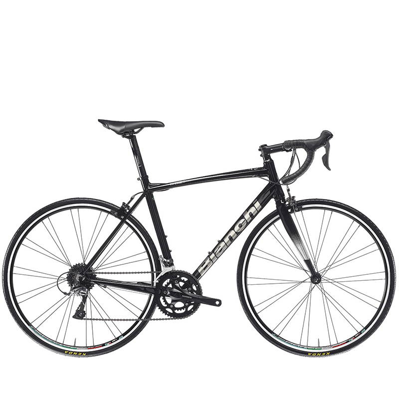 Bianchi Nirone Road Bike - Serial Black/Titanium Silver - bikes.com.au