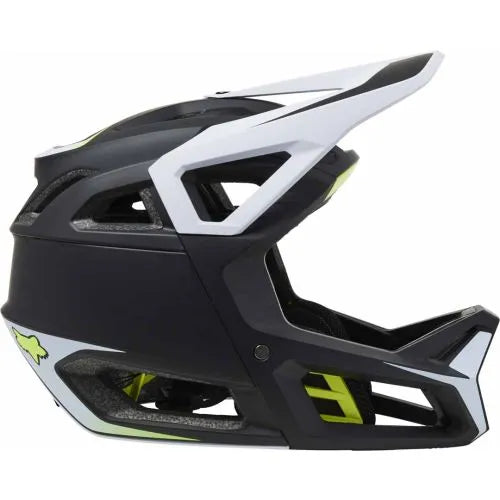 FOX Proframe RS Summit Helmet - Black / Yellow - bikes.com.au