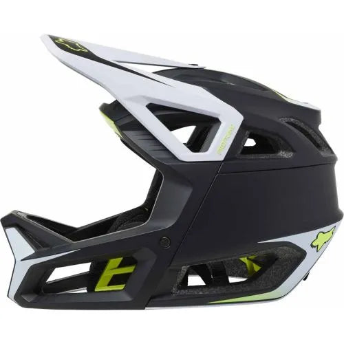 FOX Proframe RS Summit Helmet - Black / Yellow - bikes.com.au