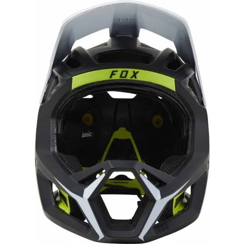 FOX Proframe RS Summit Helmet - Black / Yellow - bikes.com.au