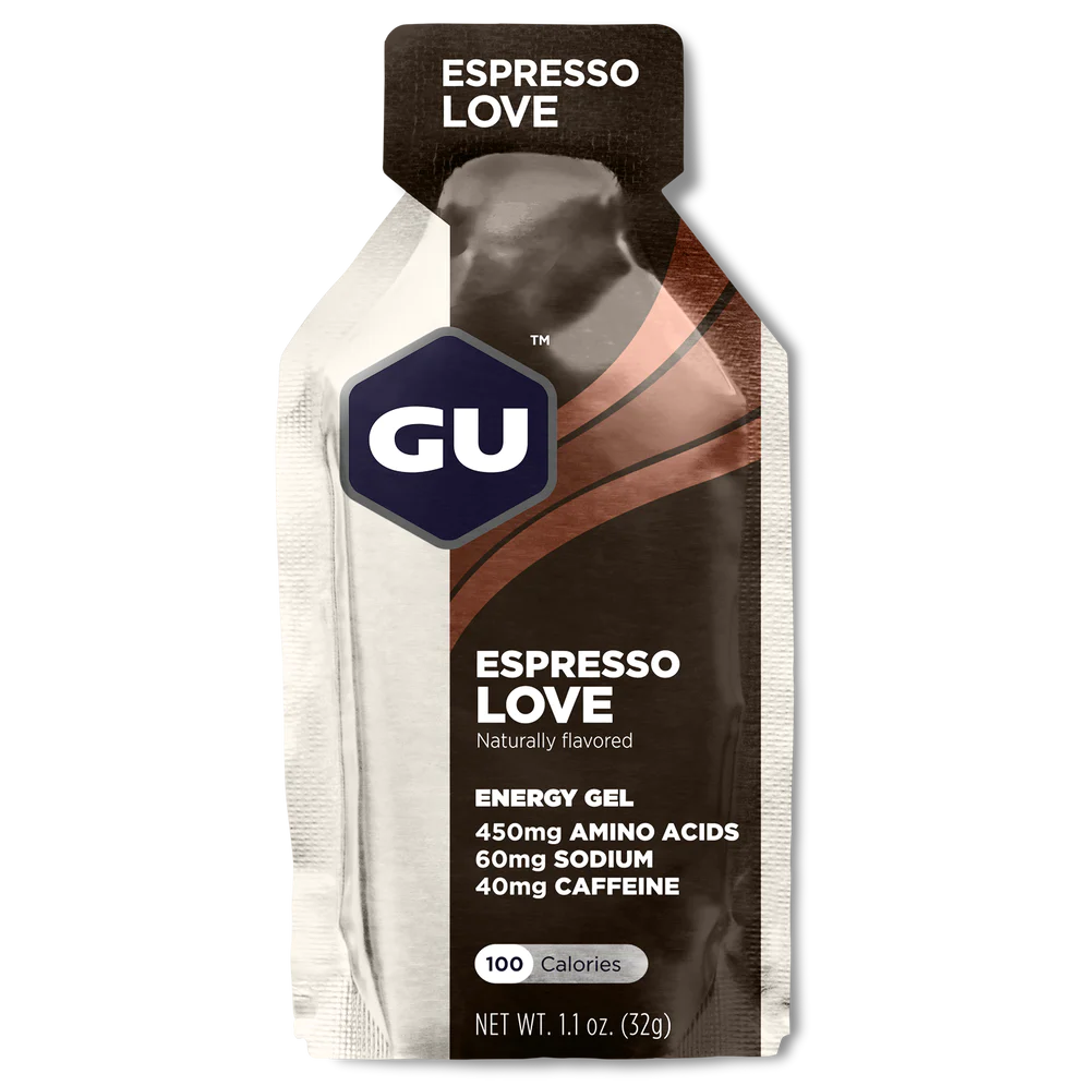 GU Espresso Love Caffeinated Energy Gel 32g - bikes.com.au